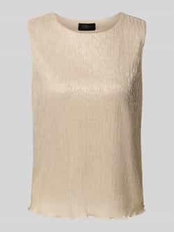 S.Oliver BLACK LABEL Loose fit plissétop met effectgaren