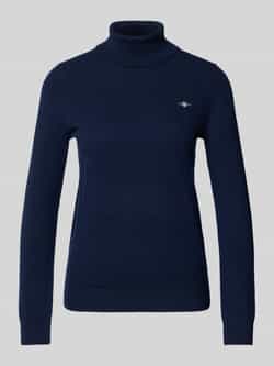 Gant Regular fit coltrui van wolmix model 'Extrafine'