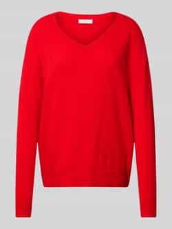 Christian Berg Woman Pullover van kasjmier met V-hals