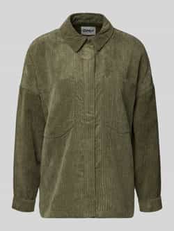 Only Loose fit corduroy blouse met borstzakken model 'JANINE-RAI'