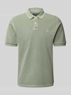 Marc O'Polo Regular fit poloshirt van puur katoen met logostitching