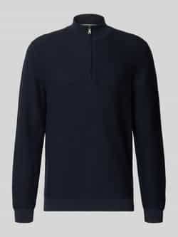 OLYMP Level Five Gebreide pullover met schipperskraag