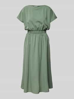 Vila Midi-jurk met elastische tailleband model 'Mathilde'