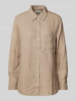 Marc O'Polo Regular fit linnen blouse met natuurlijke koelende eigenschappen