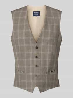 MCNEAL Slim fit gilet met paspelzakken