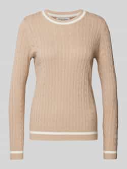 Christian Berg Woman Gebreide pullover met ribboorden