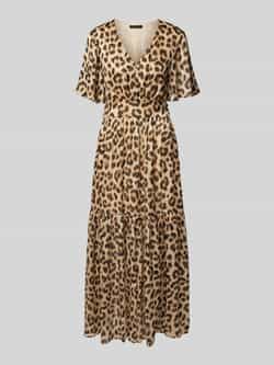 Oui Maxi-jurk met V-hals