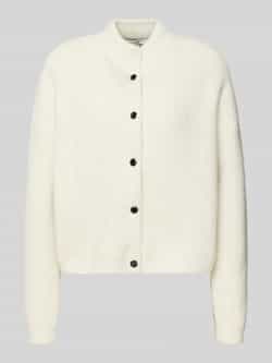 Gestuz Gebreid jack met opstaande kraag model 'manzi'