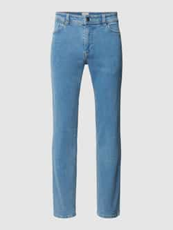 MC NEAL Slim fit jeans met knoop- en ritssluiting