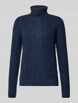 Blend Gebreide pullover met kabelpatroon
