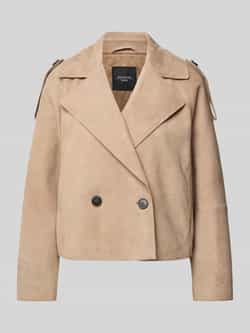 Weekend Max Mara Regular fit leren jack van echt lamsleer model 'MAGA'