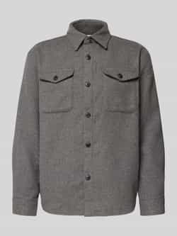 Selected Homme Regular fit overhemdjack met wol model 'LOSEPABLO'