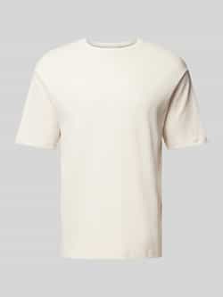 Selected Homme Loose fit T-shirt met ronde hals model 'BOTANIC FLOWER'