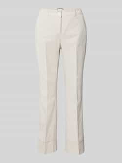 SEDUCTIVE Flared cut broek met persplooien model 'MINESSE'