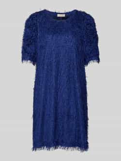 FREE QUENT Knielange gebreide jurk van effectgaren model 'MARLIN'