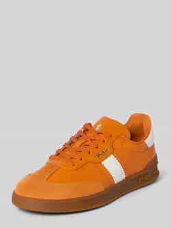 Polo Ralph Lauren Sneakers van leer met vetersluiting model 'HTR Aera'
