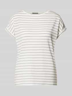 Q S by s.Oliver gestreept T-shirt ecru lila