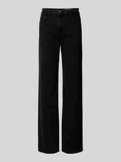Noisy may Straight jeans NMYOLANDA NW WIDE JEANS BLACK NOOS