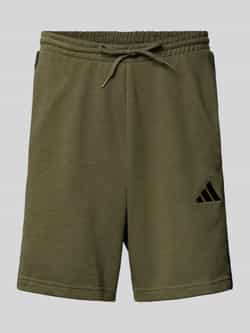 adidas Sportswear Sweatshorts met labelstitching en elastische band