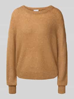 Comma Gebreide pullover met pailletten