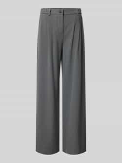 Soyaconcept Wide leg bandplooibroek met riemlussen model 'FRANKIE'