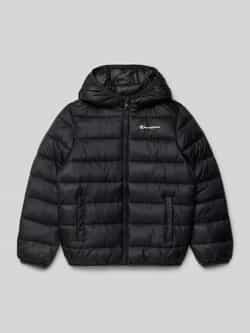 Champion Regular fit gewatteerd jack met logoprint model 'Outdoor'