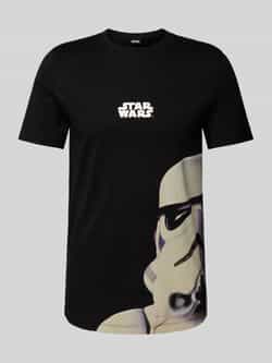 S.Oliver RED LABEL Regular fit T-shirt van katoen met Starwars -print