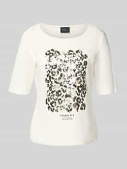 S.Oliver BLACK LABEL Regular fit T-shirt van puur katoen
