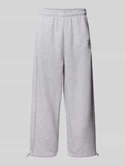 Karl Kani Wide leg sweatpants met labelprint