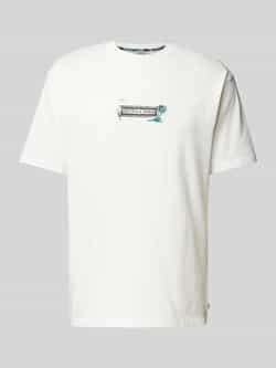 Scotch & Soda Artwork Print Korte Mouw Tee White Heren