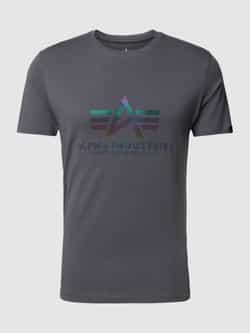 alpha industries T-shirt met labelprint