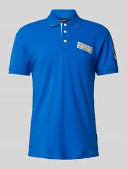 Napapijri Slim fit poloshirt met labelpatch model 'E-AMUNDSEN'