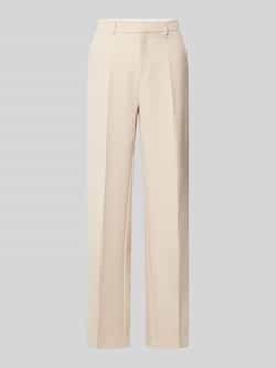 NEO NOIR Straight leg pantalon met persplooien model 'Alice'