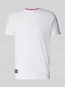 Alpha industries T-shirt met labeldetails en ronde hals