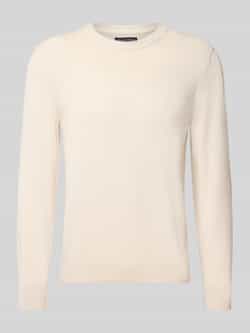 Marc O'Polo Regular fit gebreide pullover van een mix van katoen en scheerwol