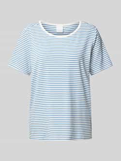 CCDK Copenhagen T-shirt met geribde ronde hals model 'Bea'