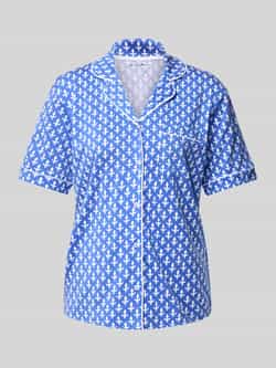 Christian Berg Woman Pyjamabovendeel met knoopsluiting
