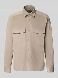 Drykorn Regular fit overhemdjack van corduroy model 'CORDUROY OVERSHIRT'