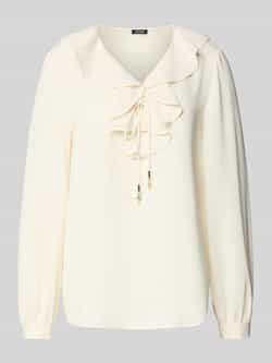 Joop! Regular fit blouse met volants model 'BASTIENNE'