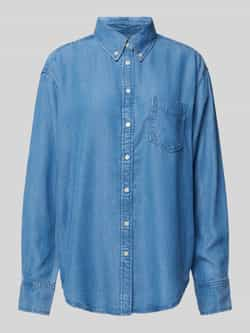 Gant Regular fit jeansblouse met button-downkraag