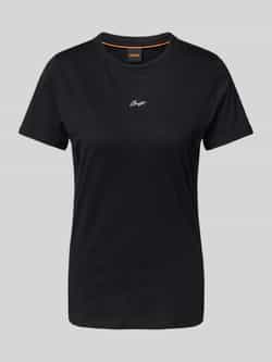 Boss Orange T-shirt met labelstitching model 'Elogo'