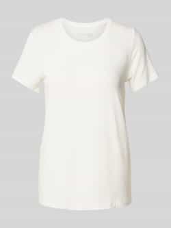 Schiesser T-shirt met geribde ronde hals