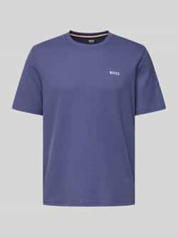 Boss T-shirt met labelstitching