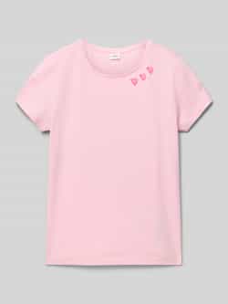 S.Oliver RED LABEL Loose fit T-shirt met print aan de voorkant