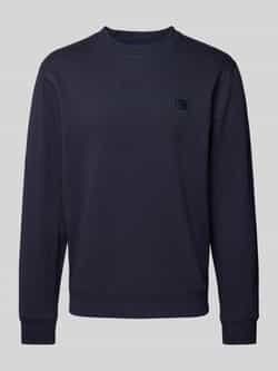 SCOTCH & SODA Heren Truien & Vesten Core Logo Sweatshirt Donkerblauw