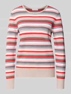 Christian Berg Woman Gebreide pullover van viscosemix met ronde hals