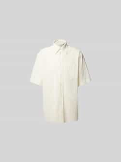 Wood Relaxed fit vrijetijdsoverhemd met knoopsluiting