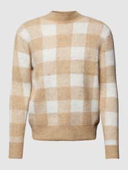 Soyaconcept Gebreide pullover met rasterruit model 'TEONA'