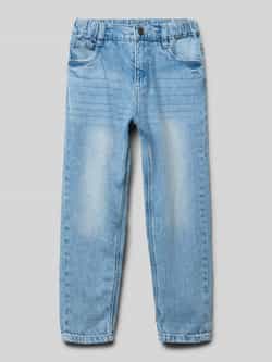 BLUE SEVEN Straight fit jeans met deels elastische band