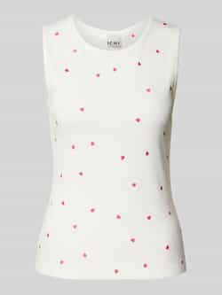 Ichi Top met bandjes in riblook model 'PALMA'